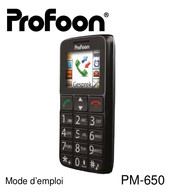 Profoon PM-650 Mode D'emploi