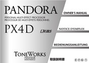 Korg ToneWorks PANDORA PX4D Notice D'emploi