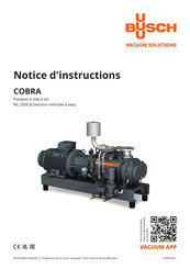 BUSCH COBRA NC 2500 B Notice D'instructions