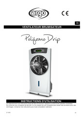 Argo Polifemo Drip Instructions D'utilisation