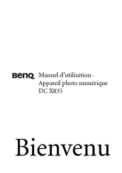 BenQ DC X835 Manuel D'utilisation