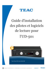 Teac UD-501 Guide D'installation