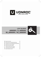 VONROC S3-LB502DC Traduction De La Notice Originale