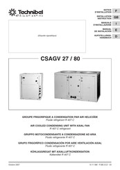 Technibel Climatisation CSAGV 70 Notice D'installation