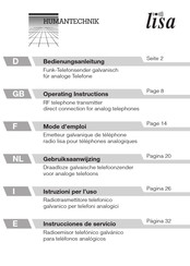 HumanTechnik A2463 Mode D'emploi