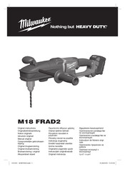 Milwaukee M18 FRAD2 Notice Originale