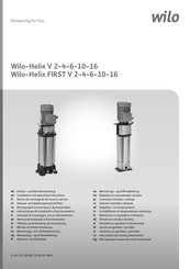 Wilo Helix FIRST V 16 Notice De Montage Et De Mise En Service