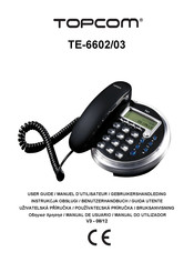 Topcom TE-6603 Manuel D'utilisateur