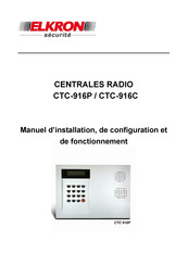 Elkron CTC-916P Manuel D'installation