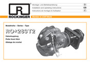 Jost ROCKINGER RO 283 T2 Série Instructions De Montage Et D'utilisation