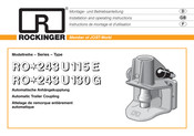 JOST ROCKINGER RO 243B12000 Instructions De Montage Et D'utilisation