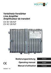 Polytron CV 40 126 N/F Manuel D'utilisation