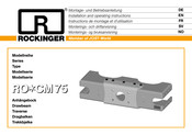 JOST ROCKINGER ROCM75N770A02 Instructions De Montage Et D'utilisation