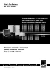 Rittal KX 1500.000 Notice De Montage Et D'emploi