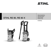 Stihl RE 80 X Notice D'emploi