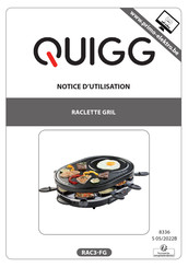 QUIGG RAC3-FG Notice D'utilisation