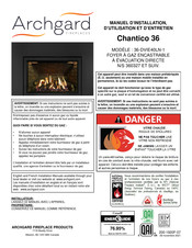 Archgard Chantico 36 Manuel D'installation, D'utilisation Et D'entretien