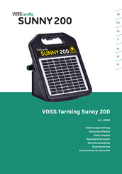 VOSS.farming SUNNY 200 Mode D'emploi