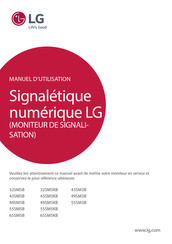 LG 55SM3B Manuel D'utilisation