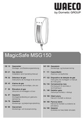 Dometic MAGICSAFE MSG150 Instructions De Montage Et De Service
