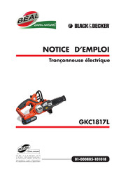 BEAL Black & Decker GKC1817L Notice D'emploi