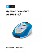 Astute Medical 140 Manuel De L'utilisateur