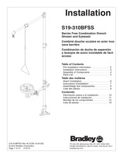 Bradley S19-310BFSS Manuel D'installation