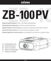 Dörr ZB-100PV Notice D'utilisation