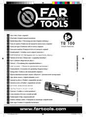 Far Tools TB 100 Notice Originale