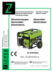 Zipper ZI-STE3000L Mode D'emploi