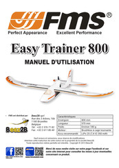 FMS Easy Trainer 800 Manuel D'utilisation
