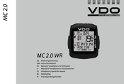 VDO MC 2.0 WR Manuel D'installation Et D'utilisation