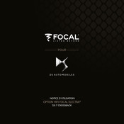 Focal ELECTRA DS 7 Notice D'utilisation