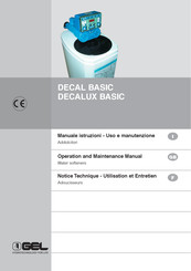 GEL Decalux Basic 15 VT Notice D'utilisation Et Entretien