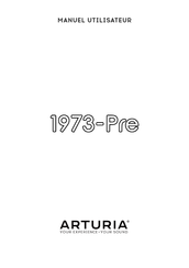 Arturia 1973-Pre Guide De L'utilisateur