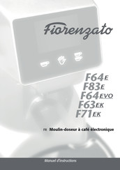 Fiorenzato F63 EK Manuel D'instructions