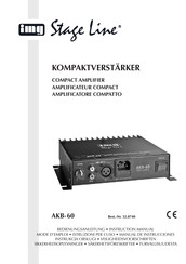 IMG STAGELINE AKB-60 Mode D'emploi