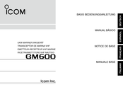 Icom GM600 Notice De Base