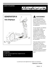 Heubozen GENERATOR III Guide D'utilisation