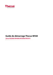 Thecus WSSE Guide De Démarrage