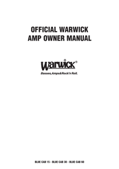 Warwick BLUE CAB 60 Mode D'emploi