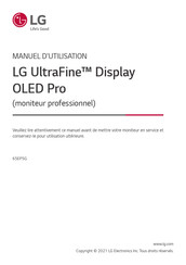 LG UltraFine 65EP5G Manuel D'utilisation