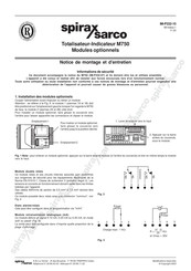 Spirax Sarco M750 Notice De Montage