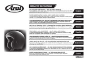 Arai Helmet URBAN-V Mode D'emploi