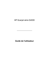 HP Scanjet G4000 Série Guide De L'utilisateur