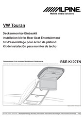 Alpine RSE-K100TN Mode D'emploi