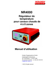 NOLDEN NR4000 Manuel D'utilisation