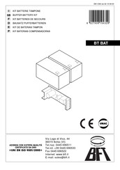 BFT BT BAT Mode D'emploi