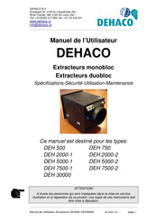 DEHACO DEH 5000-2 Manuel De L'utilisateur