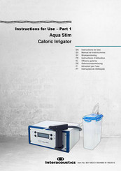 Interacoustics Aqua Stim Instructions D'utilisation